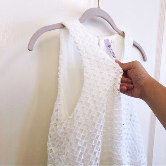 Francesca's Alya White Boho High Low Dress - Picture 7 of 15